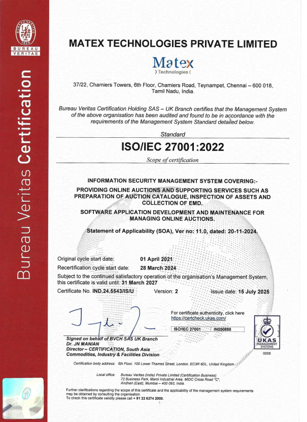ISO/IEC 27001:2013